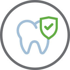 Preventive dental care icon